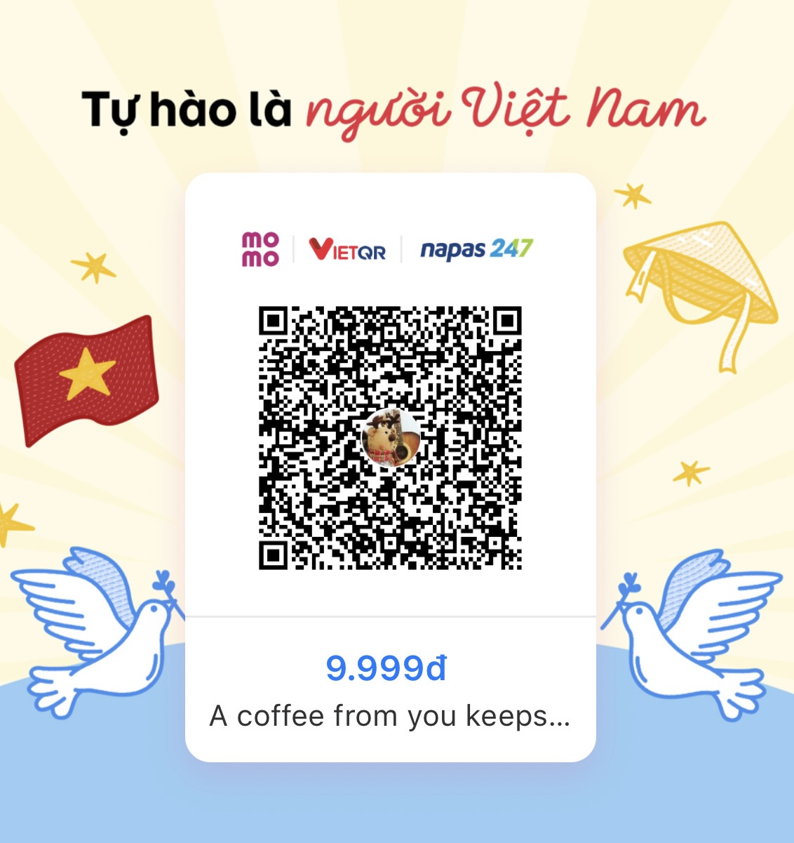 Buy me a coffee — Vietnamese QR payment